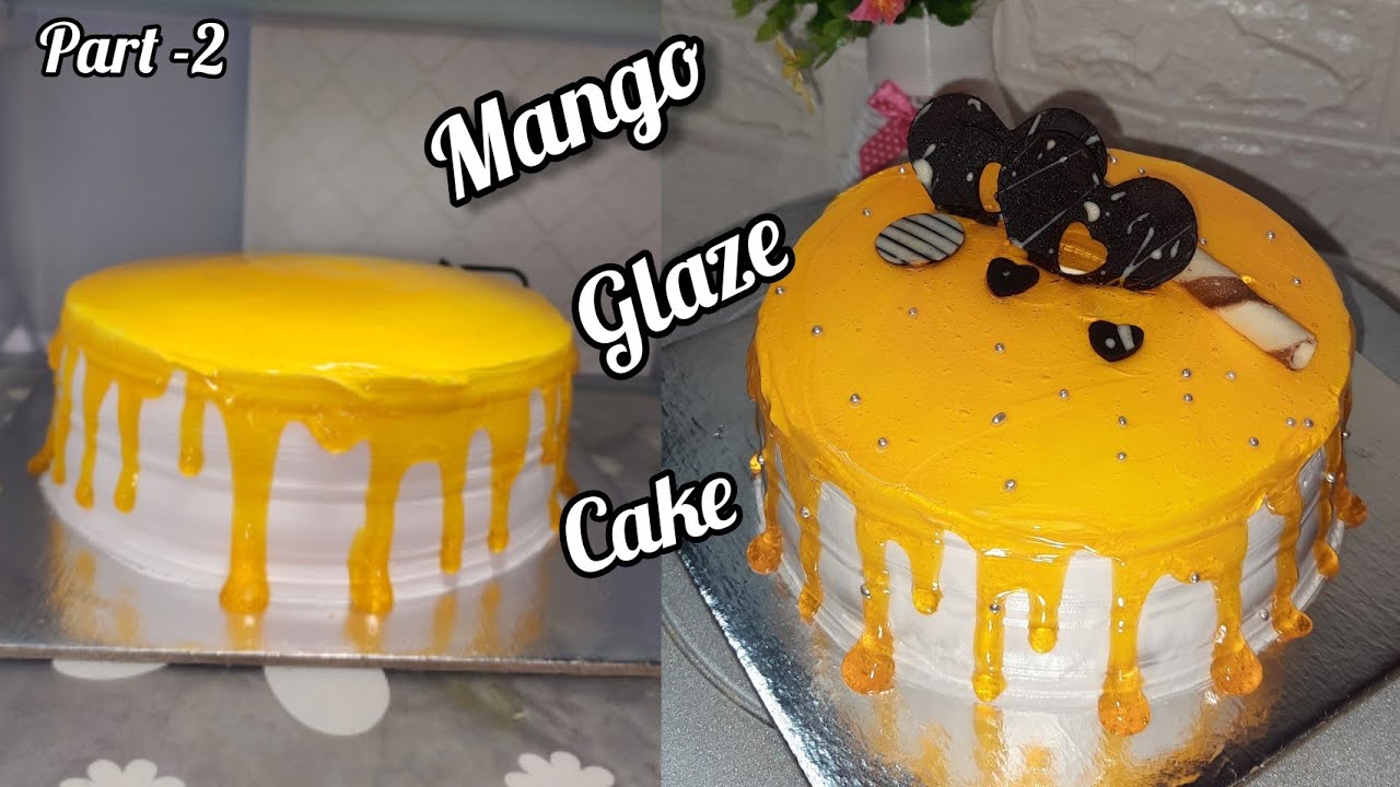 Mango Glaze cake recipe |Mango Glaze cake in tamil | Perfect 1/2 kg mango Glaze cake for beginners