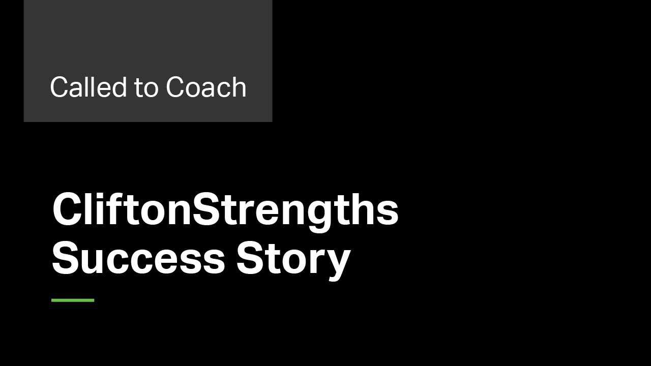 Developing Human Potential With CliftonStrengths in Australia -- Called to Coach
