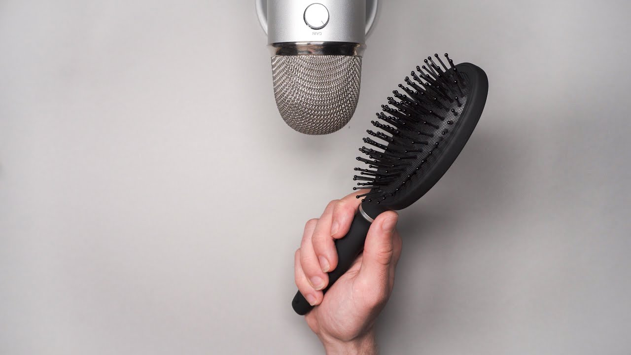 ASMR Hair Brush Sounds - No Talking