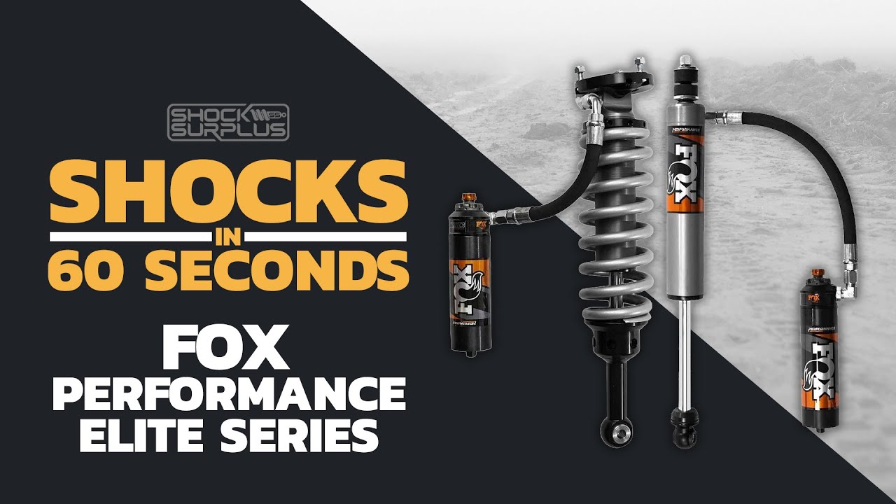 Амортизаторы за 60 секунд - FOX Performance Elite Series