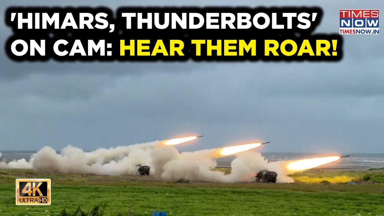 HIMARS, Thunderbolts, 155 MM Howitzers, Artillery Roars On Cam: Taiwan Army Drills Amid China Threat