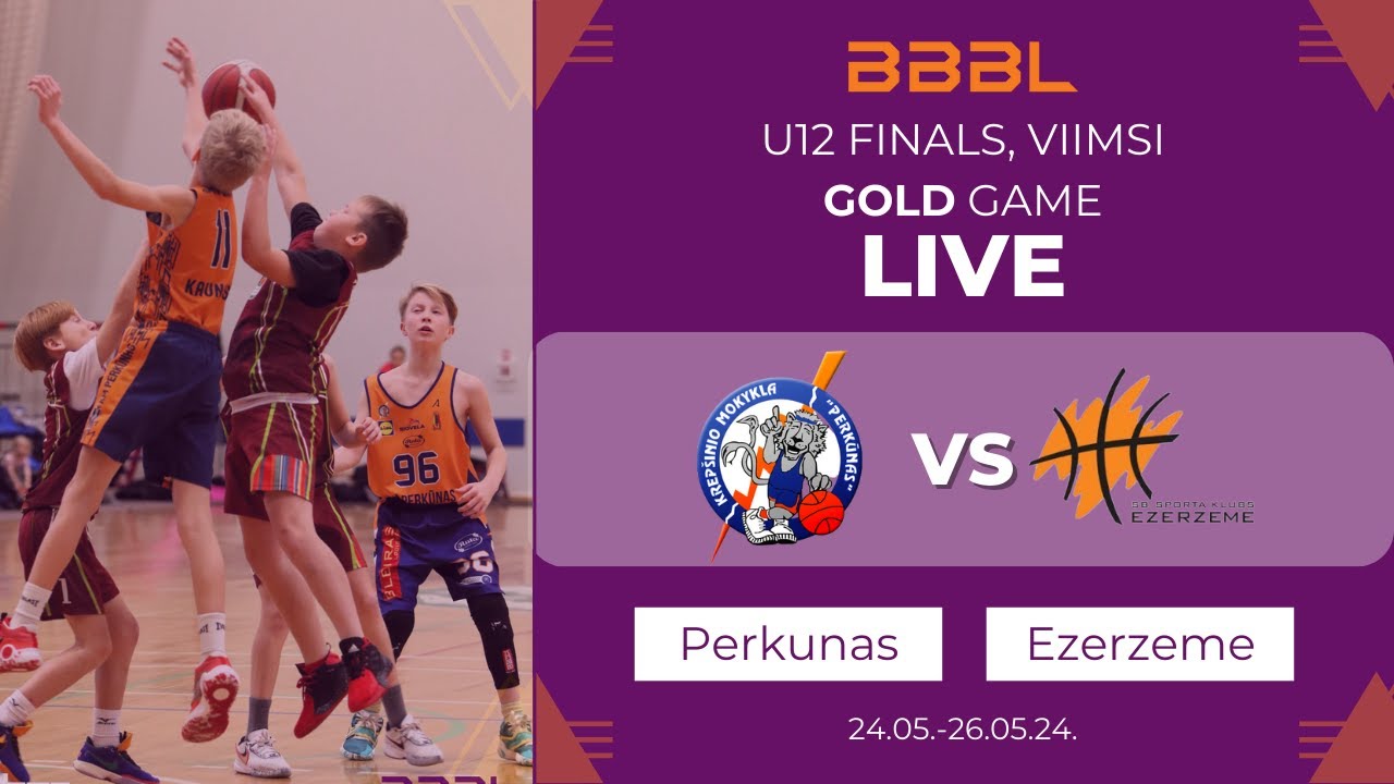 Ezerzeme-Rezekne 2012 vs KM Perkūnas 2012 | BBBL Boys U12 Final Stage | FINAL GAME