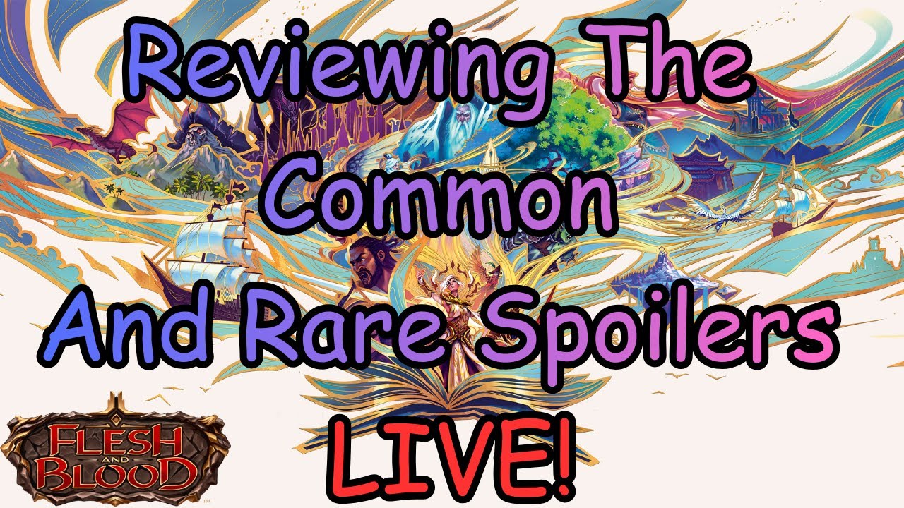 Reviewing The NEW Common and Rare Spoilers from PEN LIVE!!! | Flesh and Blood TCG