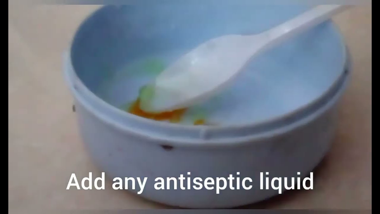 Homemade Sanitizer without rubbing alcohol using only 2 ingredients