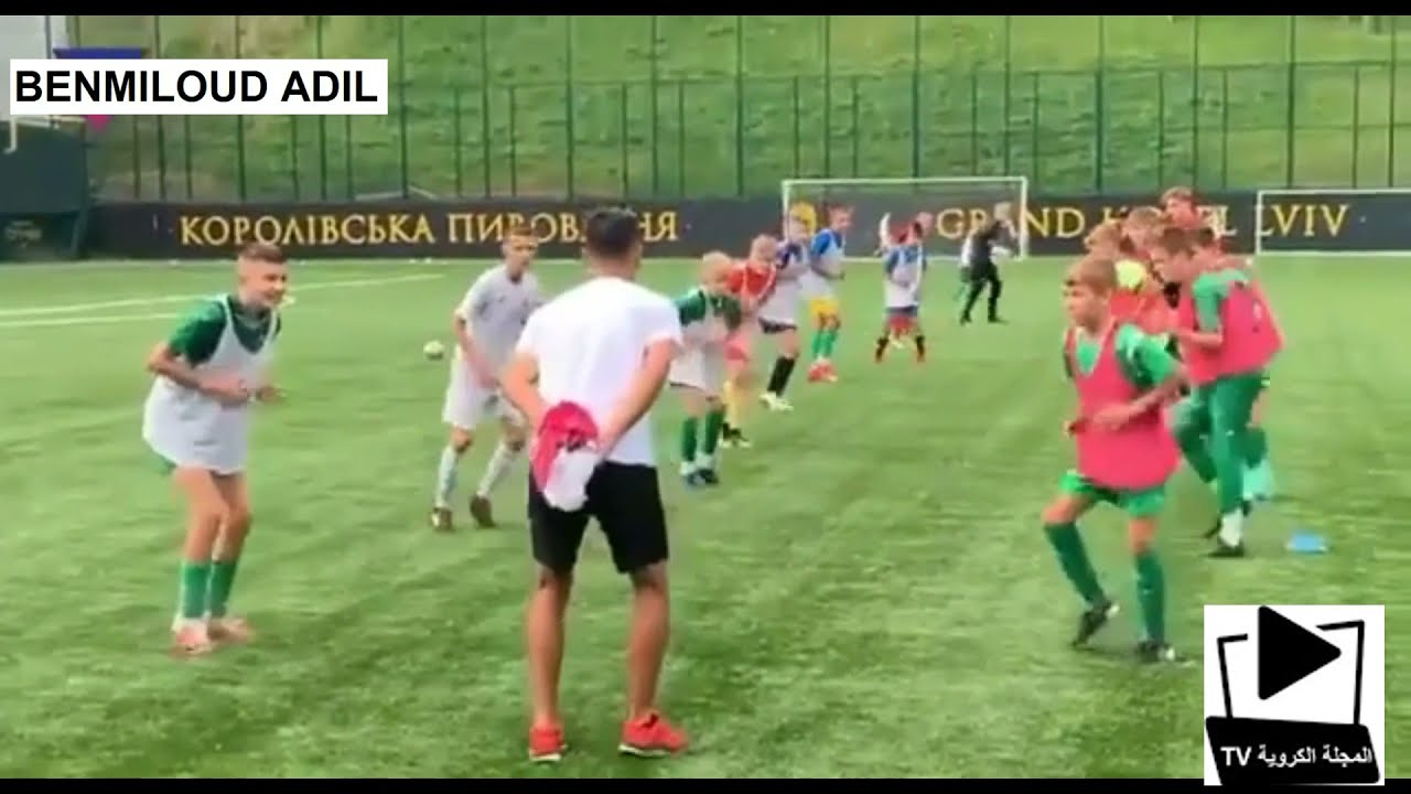 Entrainement FOOTBALL - Exercice vitesse de r&eacute;action  تمرين سرعة رد الفعل