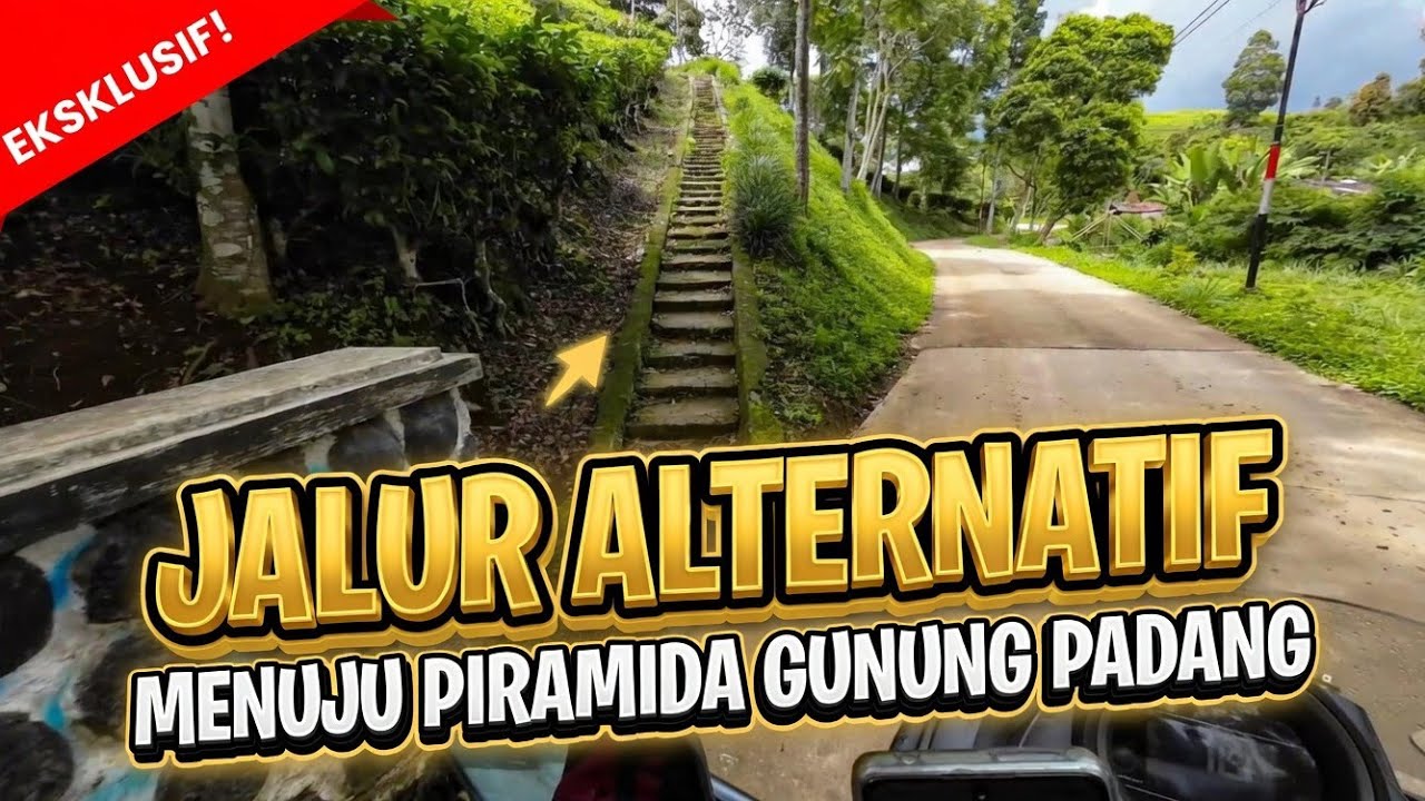Perjalanan Menuju Gunung Padang Via Jalur Yang Tidak Dilewati Pengunjung !!