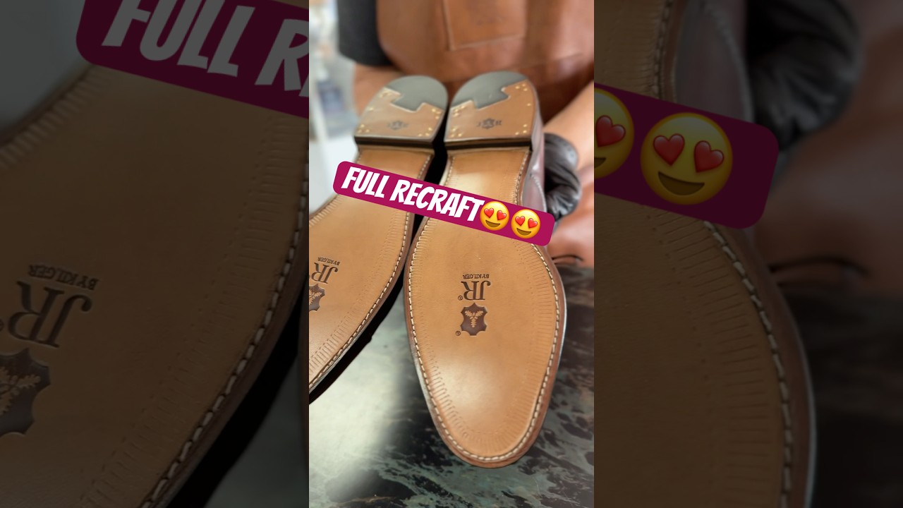 It&rsquo;s that time- sit back, relax and watch this full recraft. 👞 #americascobbler