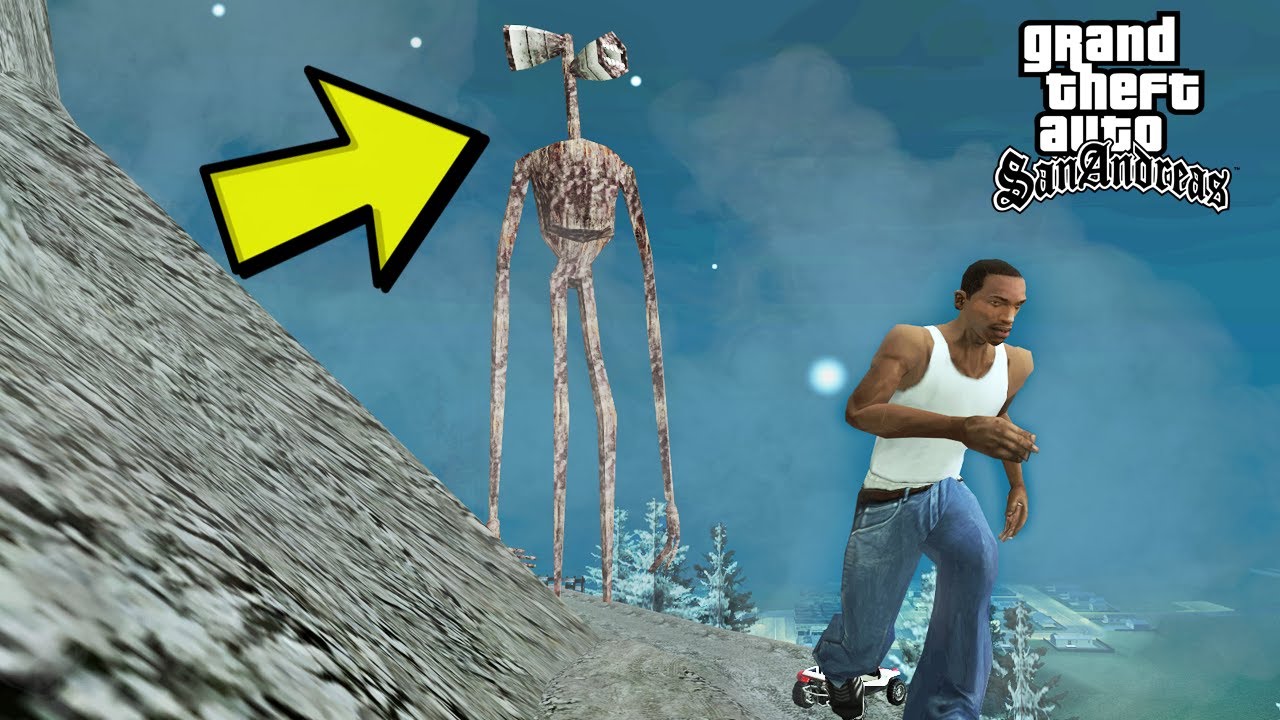 I Found Siren Head in GTA SAN ANDREAS ! (Hidden Secret)