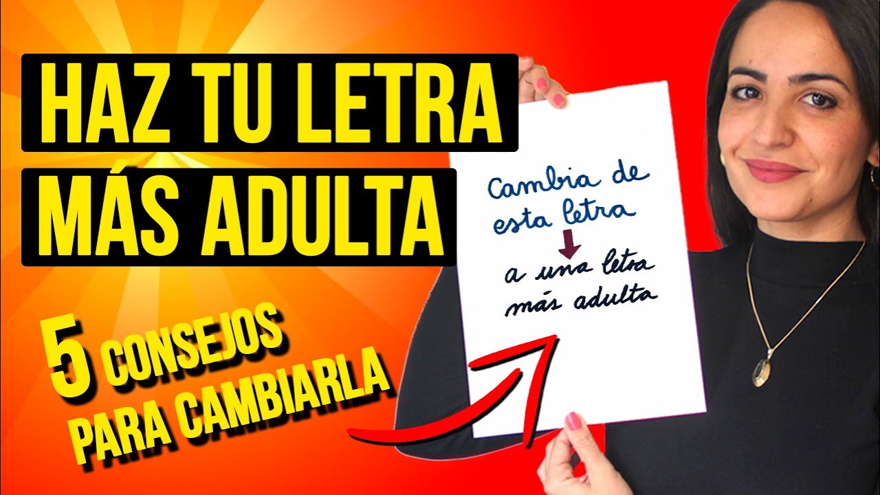 ✍️ De LETRA INFANTIL a LETRA ADULTA: 5 CONSEJOS para MEJORAR tu ESCRITURA
