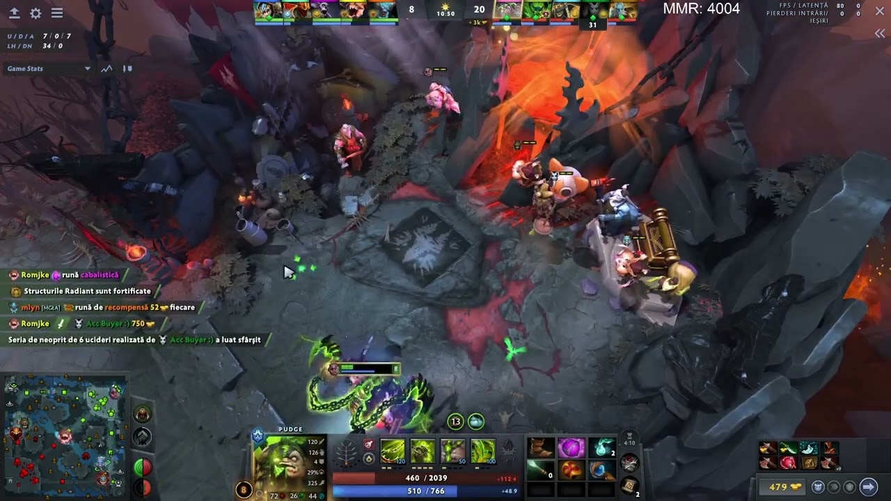 Insane Pudge Hooks 🔥 19/1/28 Gameplay | Ancient II Ranked | 28 Min Stomp