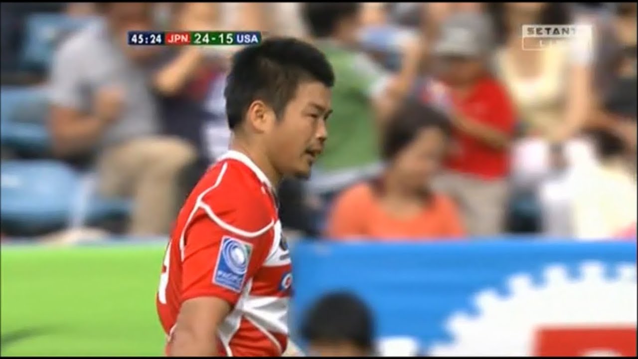 Fumiaki Tanaka great attack and defence vs USA 2013