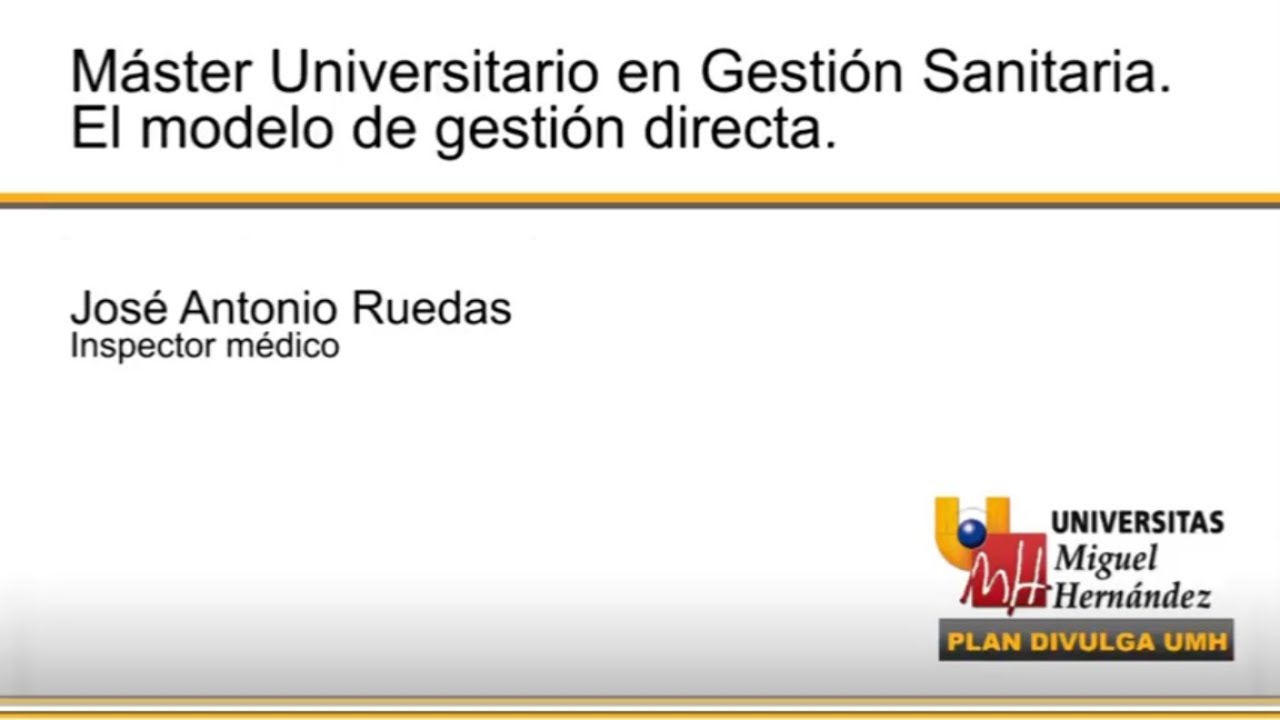 EL MODELO DE GESTIÓN DIRECTA