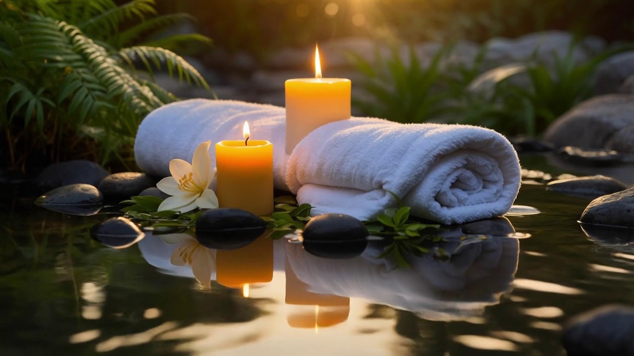 24 Hours Relaxing Music For Deep Sleep And For Spa Meditation With Water Sounds 1