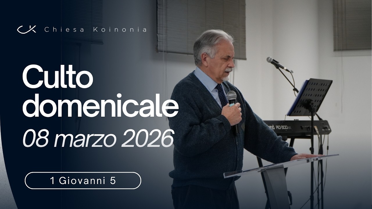 DIRETTA STREAMING DEL CULTO DOMENICALE DEL 08/03/2026
