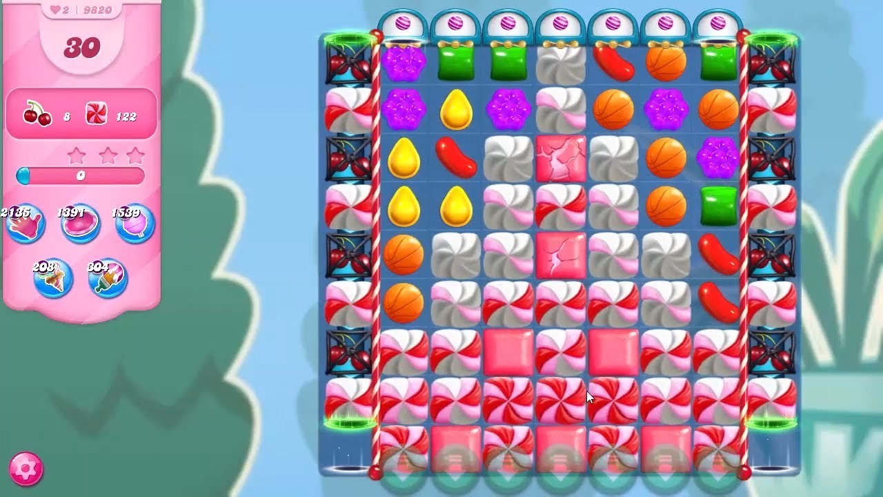 Candy Crush Saga Level 9820 NO BOOSTERS