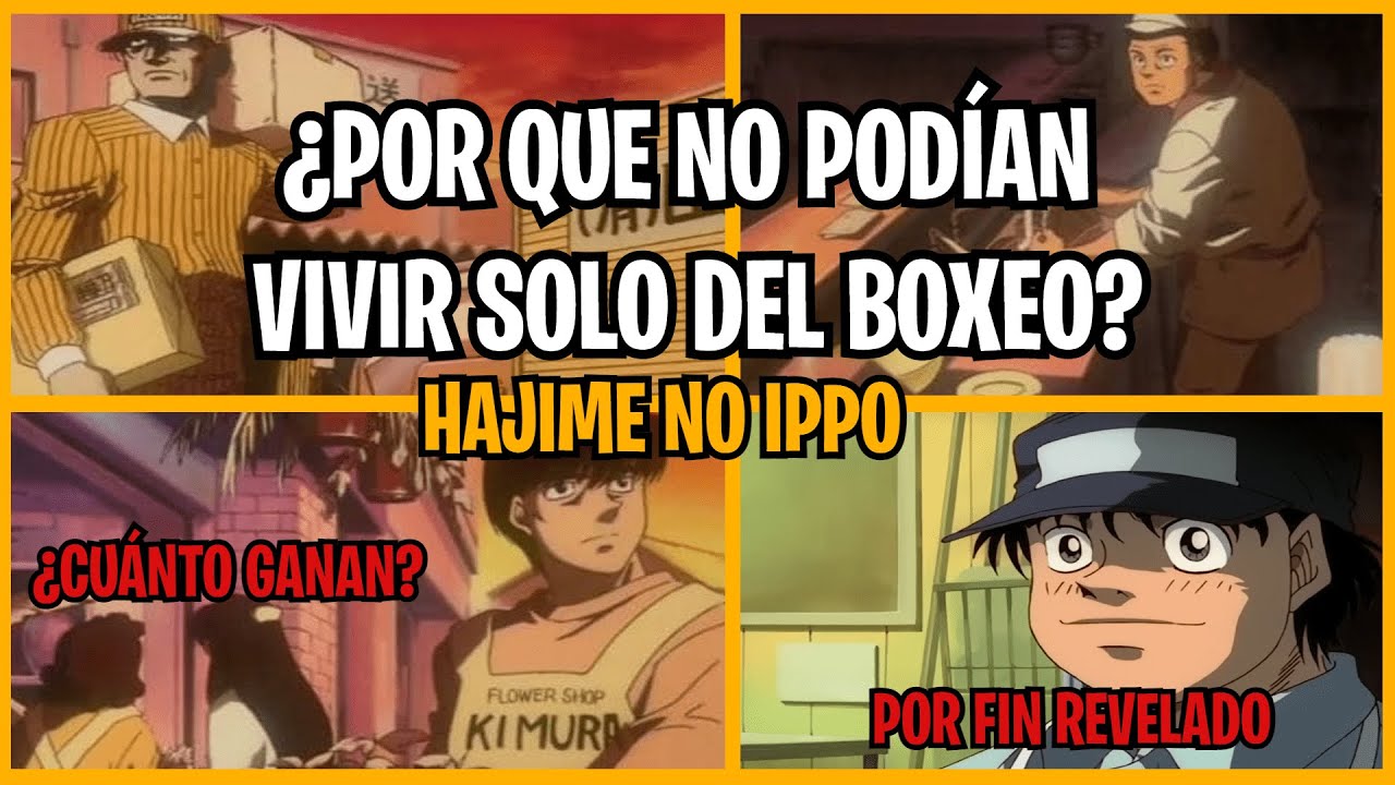 ¿POR QUE NO PODIAN VIVIR DEL BOXEO? ¿CUANTO GANABAN? | Hajime No Ippo