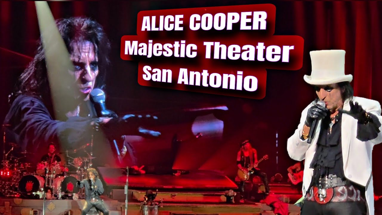 Alice Cooper Live 2026 at the Majestic Theater San Antonio, TX.
