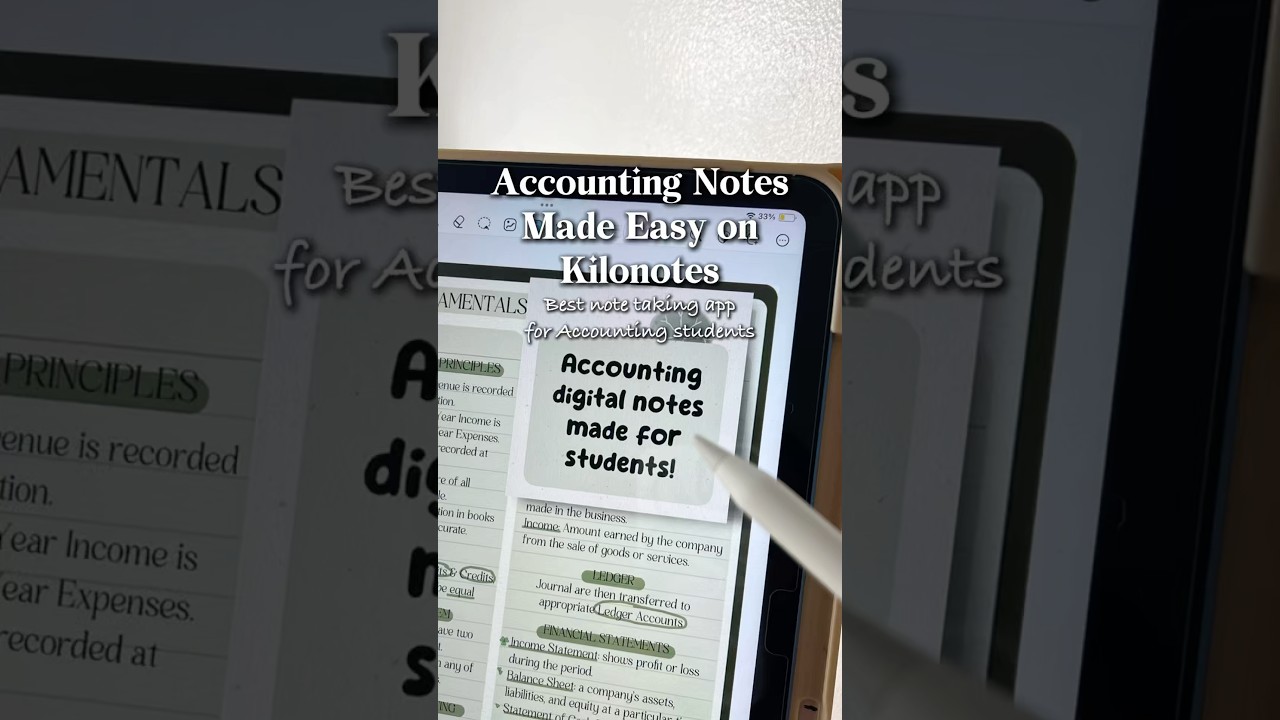 BEST NOTE-TAKING APP FOR ACCOUNTING  STUDENTS!  #AccountingClass #digitalnotes  #AccountingStudents