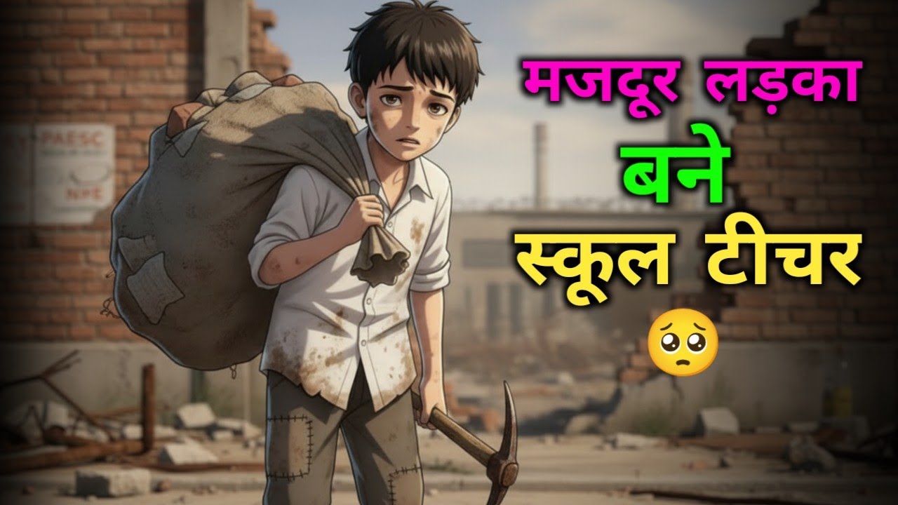 मजदूर लड़का बने स्कूल टीचर || Majdur Ledka Bane School Teacher || Motivation Short Story 