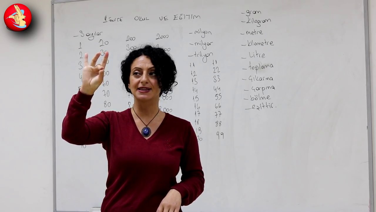 7.Ders İşaret Dilinde Sayılar Nasıl Gösterilir?