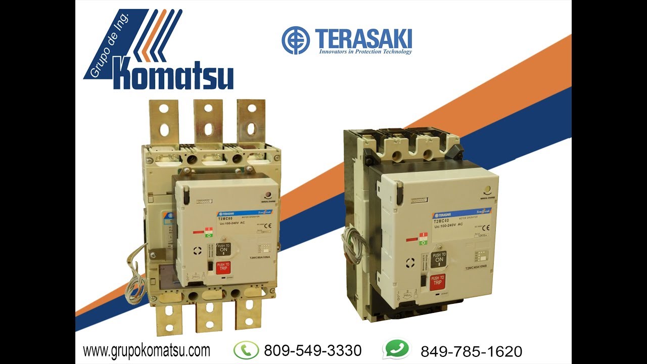 Operación manual de breakers motorizados