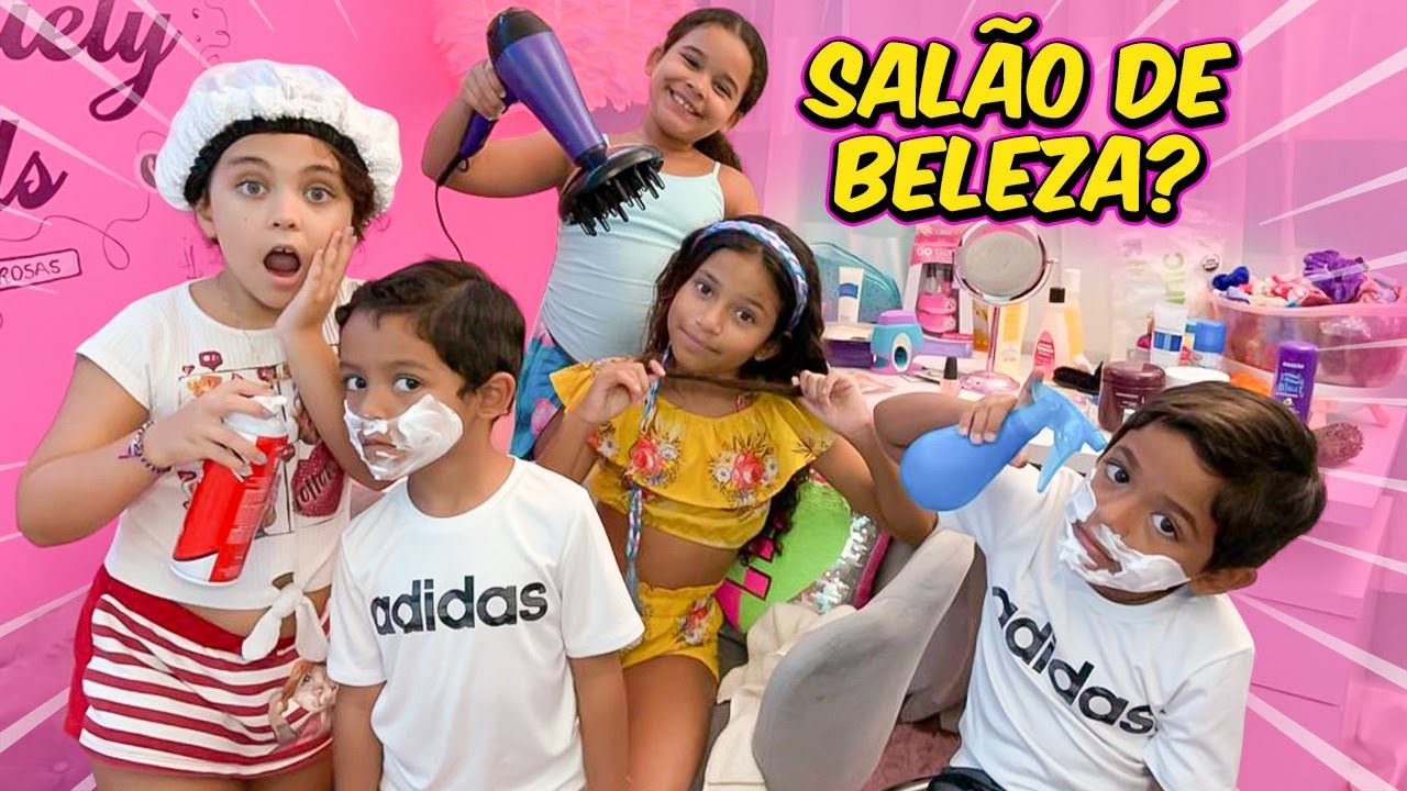 TRANSFORMEI MINHA CASA EM SALÃO DE BELEZA!