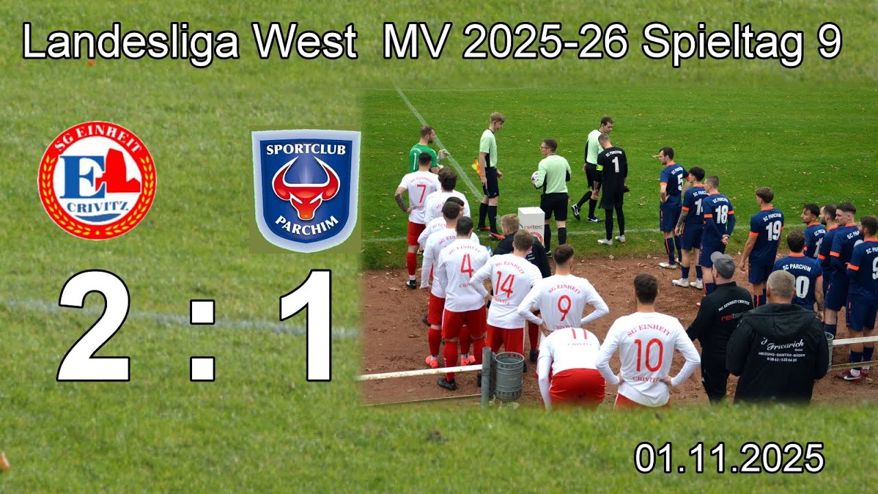 SG Einheit Crivitz vs. SC Parchim LL West MV 2025-2026