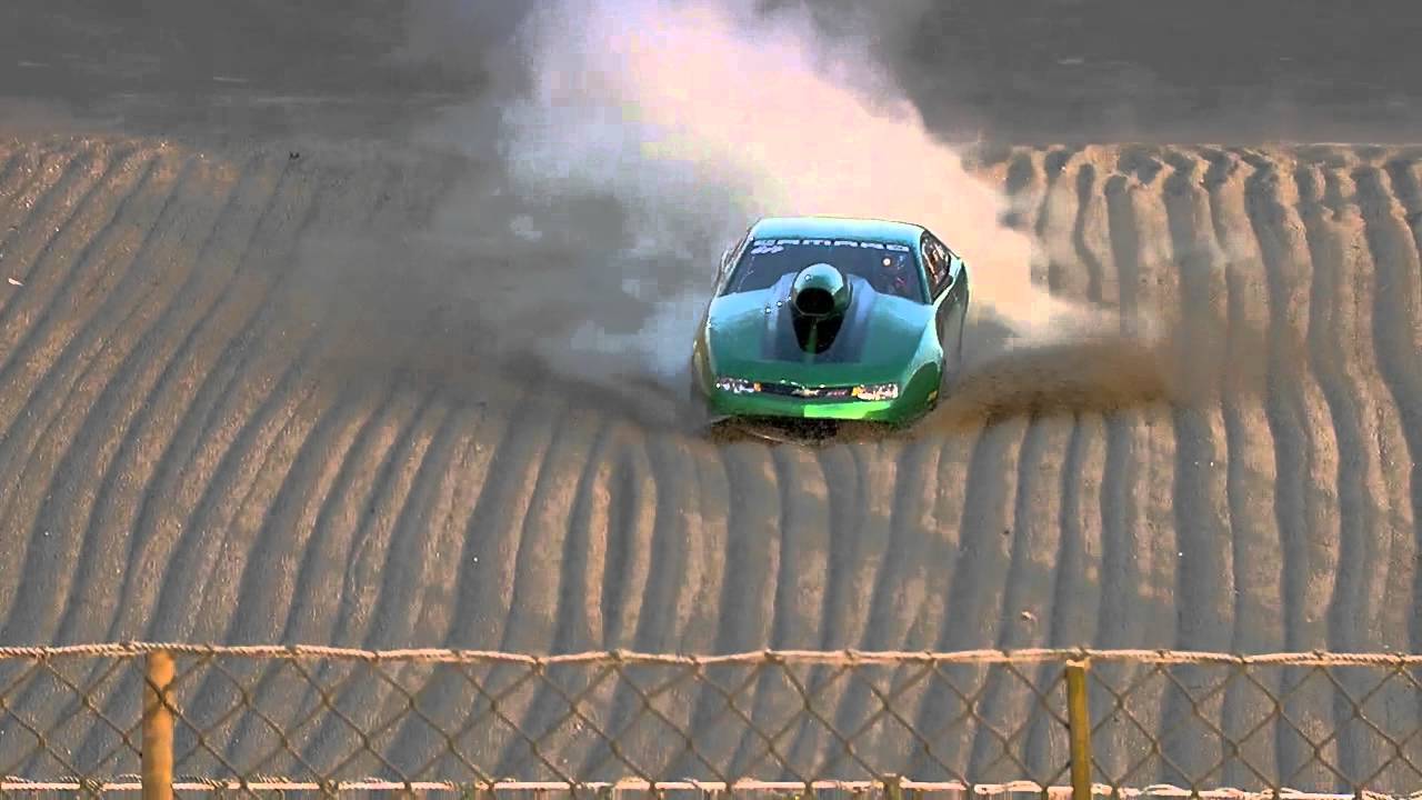 Rookie Pro Stock driver Strong hits the sand in Sonoma #NHRA