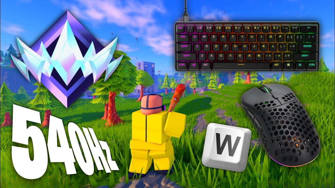 Tropical Royale Satisfying Keyboard ASMR 😴 16 BOMB Solo W-Key Unreal Ranked Gameplay 🏆 360 FPS 4K