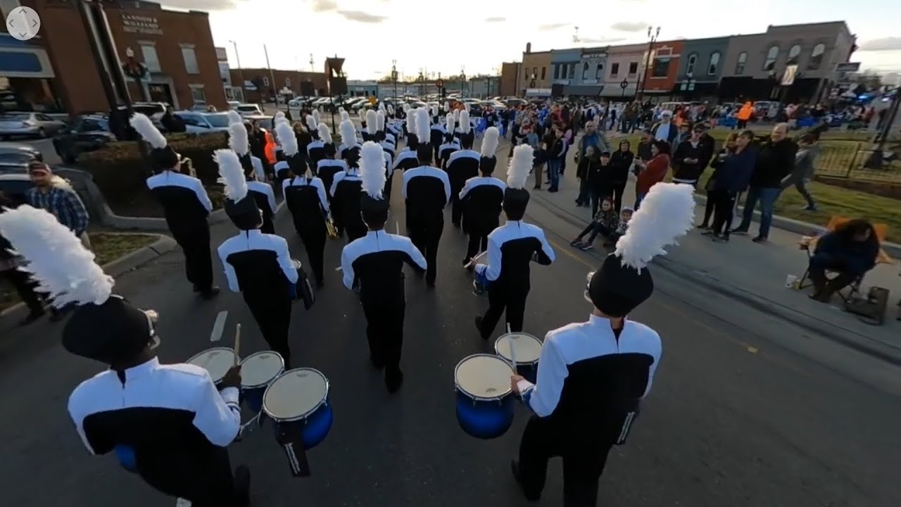 Lebanon High School Marching Band in the 2019 Lebanon TN Christmas Parade