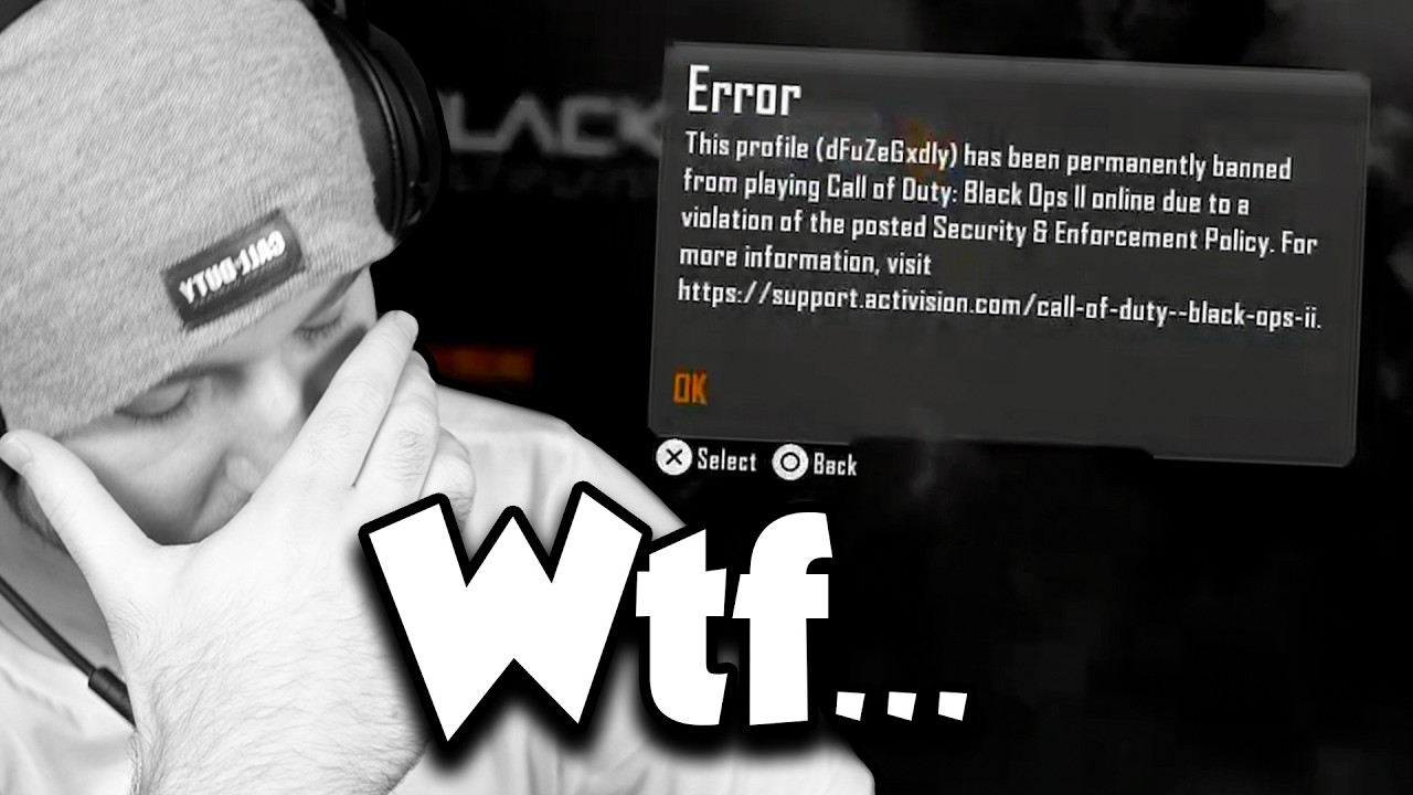 ZBANOWANY w Black Ops 2 na PS5...
