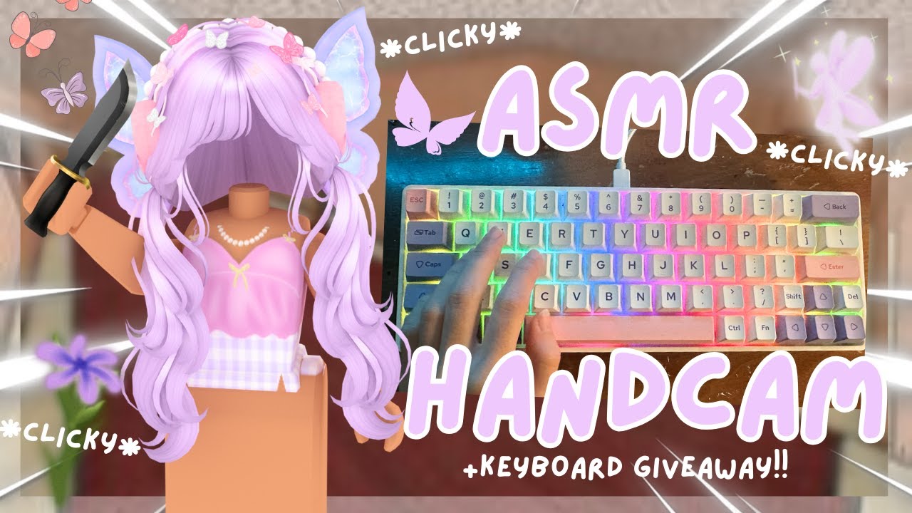 MM2 but it's keyboard ASMR + HANDCAM || epomaker collab + KEYBOARD GIVEAWAY
