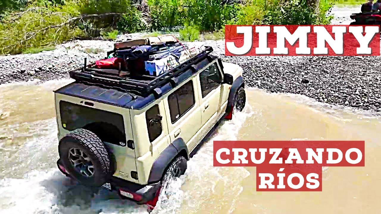 Suzuki Jimny Mexico - Cruzando el R&iacute;o Pil&oacute;n en 4x4