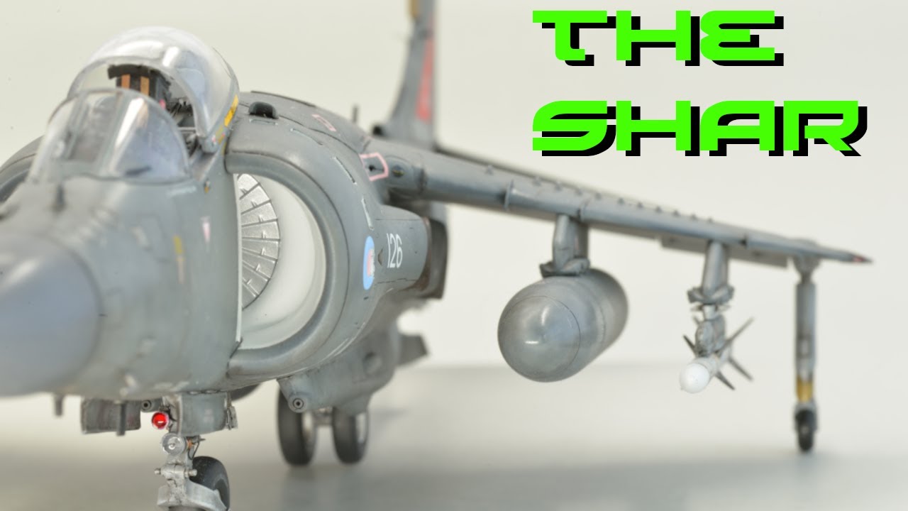 Kinetic 1/48 Sea Harrier FA.2 Build-log and Reveal
