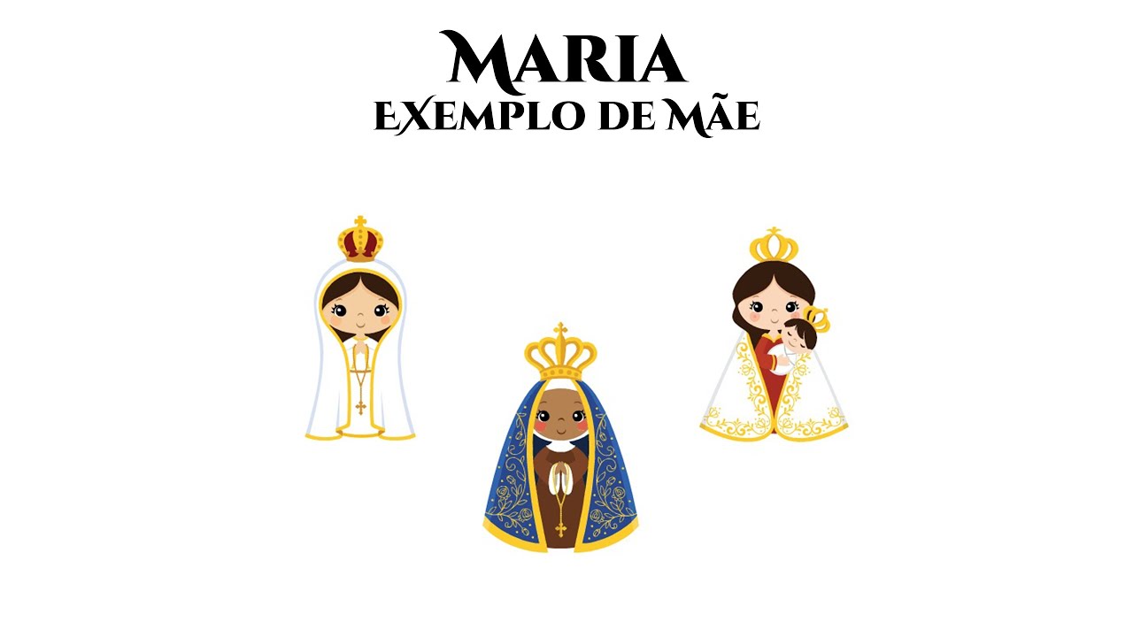 MARIA - DIA DAS MÃES | DESENHOS BÍBLICOS | CATEQUESE