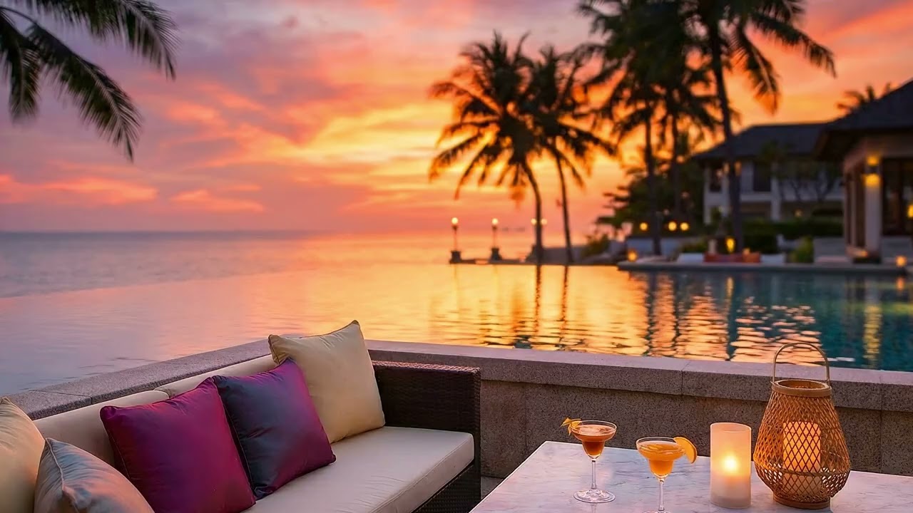 Luxury Sunset Lounge   Best Deep Ambient Chillout Music For A Focused Study And Work Session