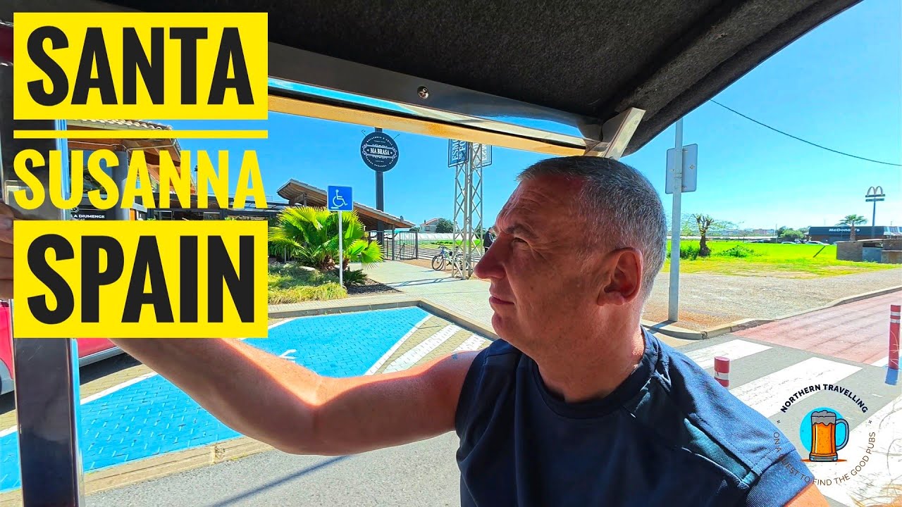 Landtrain Through The Spanish Hillside.  Santa Susanna.