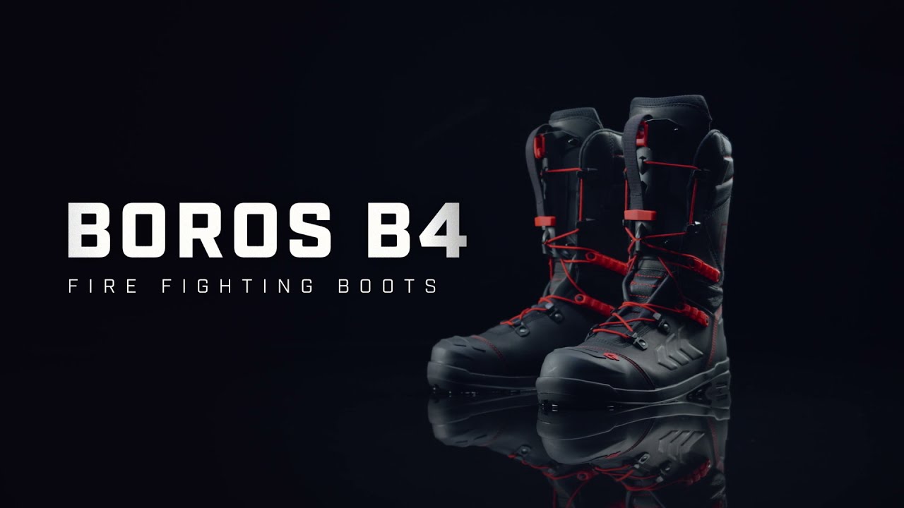 BOROS B4 Fire fighting boots - The quick release system
