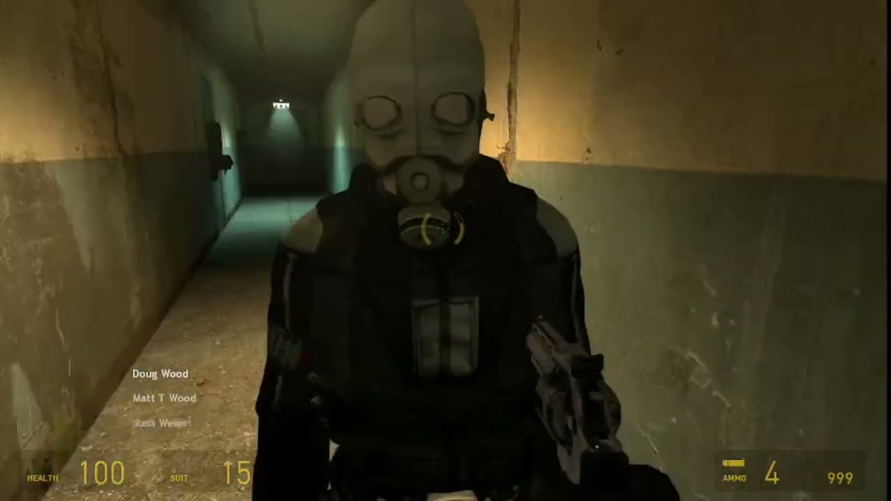 Hl2 but I have all ghe weapons,and a echoing mic for some reason
