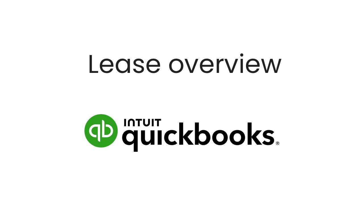 Lease overview QuickBooks Online