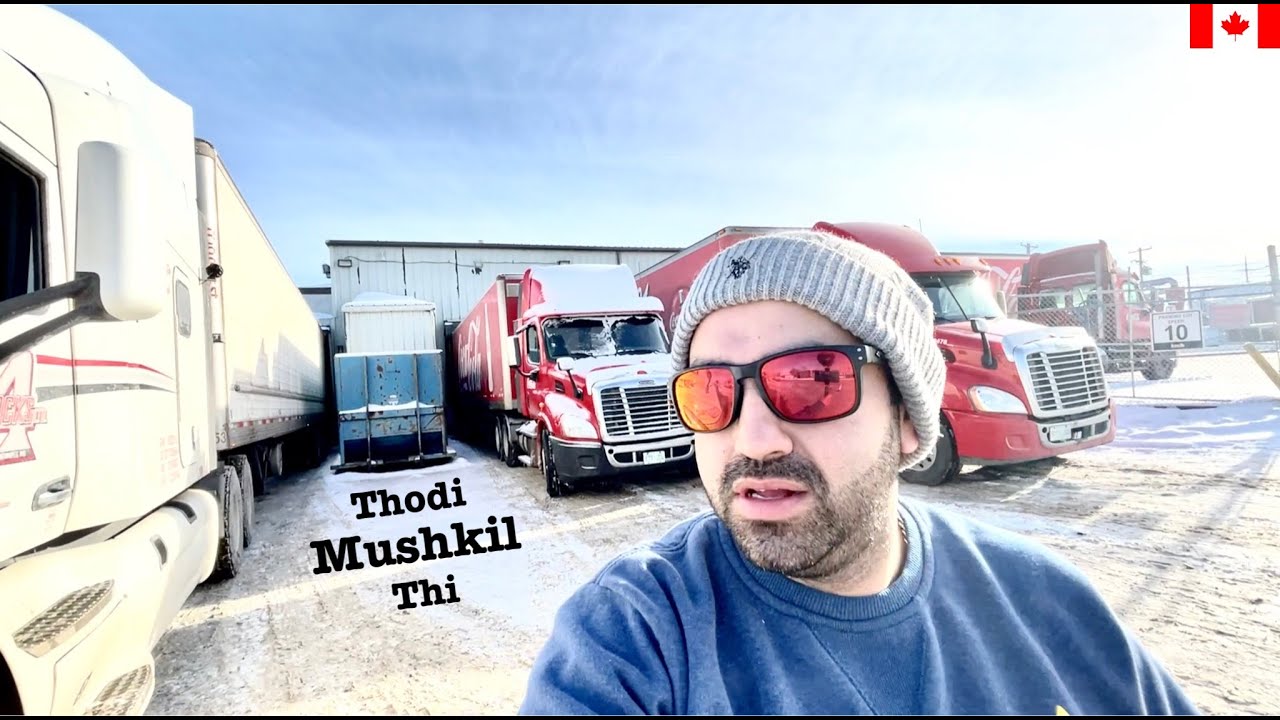 Not Easy To REVERSE This LOADED TRUCK | Dubai Truck Driver In Canada