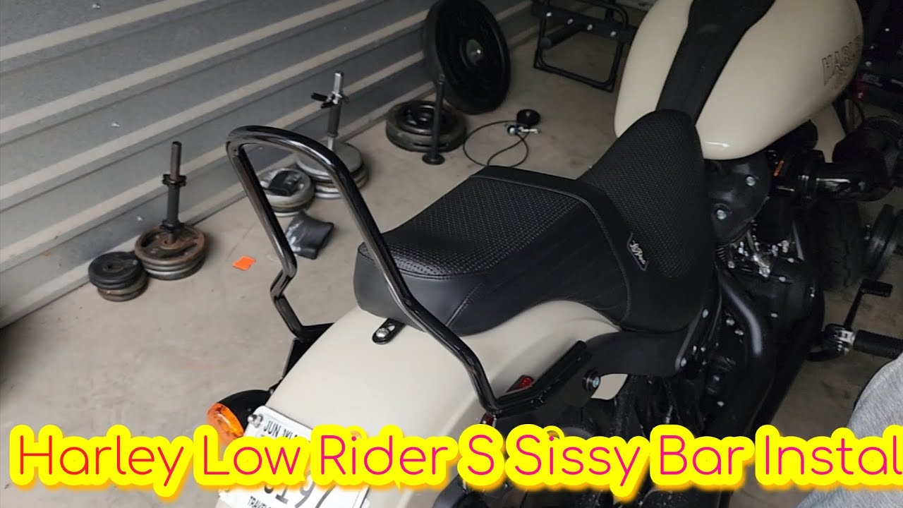 Sissy Bar Install On my 2023 Harley Davidson Low Rider S
