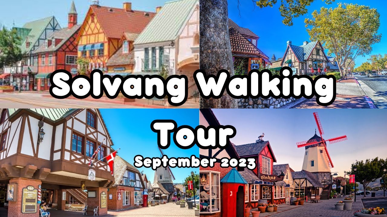 Solvang, California Walking Tour - September 2023 [4K]