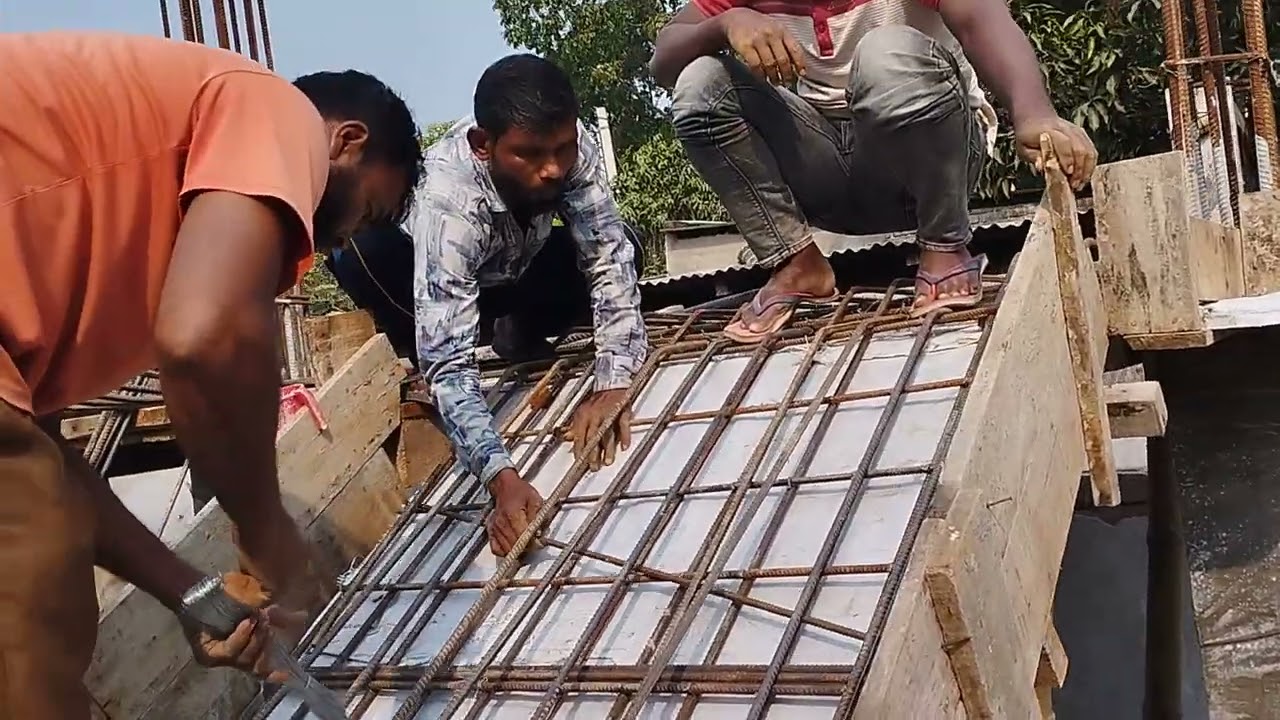 Stair...How to road binding of a stair on site..kae