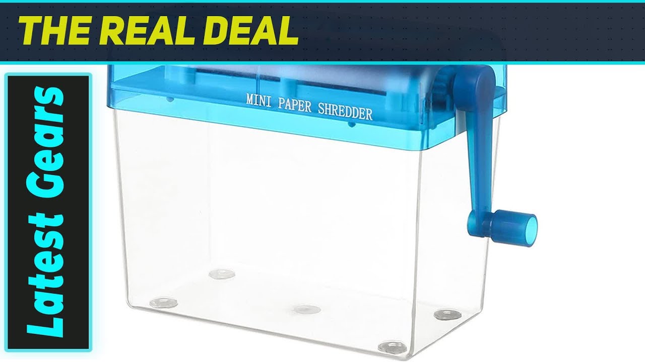 ReviewYIWULA A6 Hand Shredder: The Best Compact Paper Destroyer!