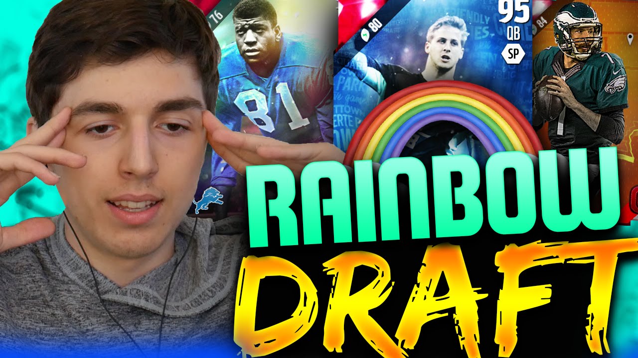 THE RAINBOW DRAFT! MADDEN 16 EXTREME DRAFT CHAMPIONS