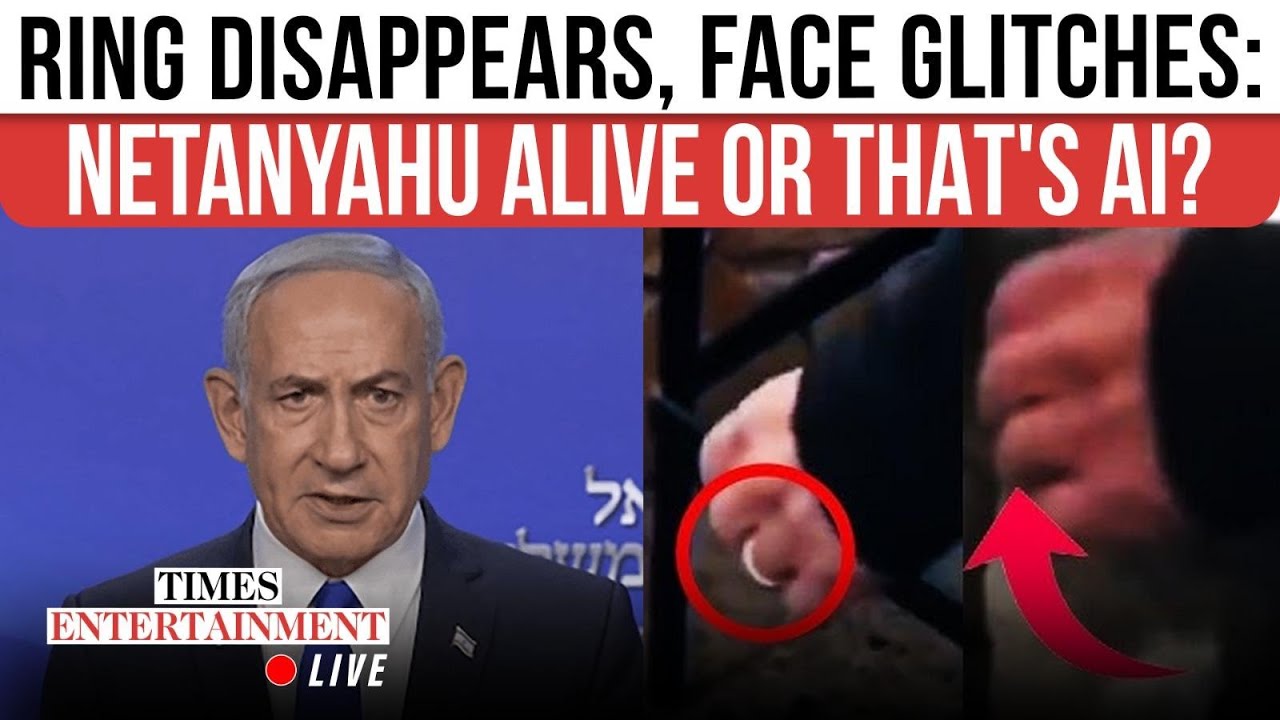Netanyahu Alive or AI? Face Glitch, Vanishing Ring in Proof-of-Life Videos Backfire | LIVE BREAKDOWN