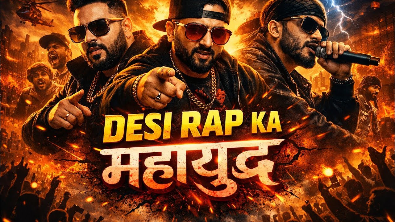 Desi RAP ka Mahayuddha - Badshah - YO YO Honeysingh - Raftar - DIVINE Rap Song Lovers