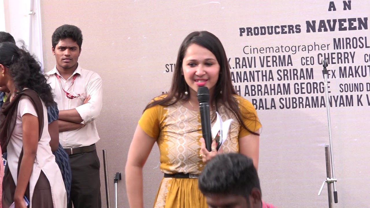Nani's GangLeader Movie Promotion @ VVIT College