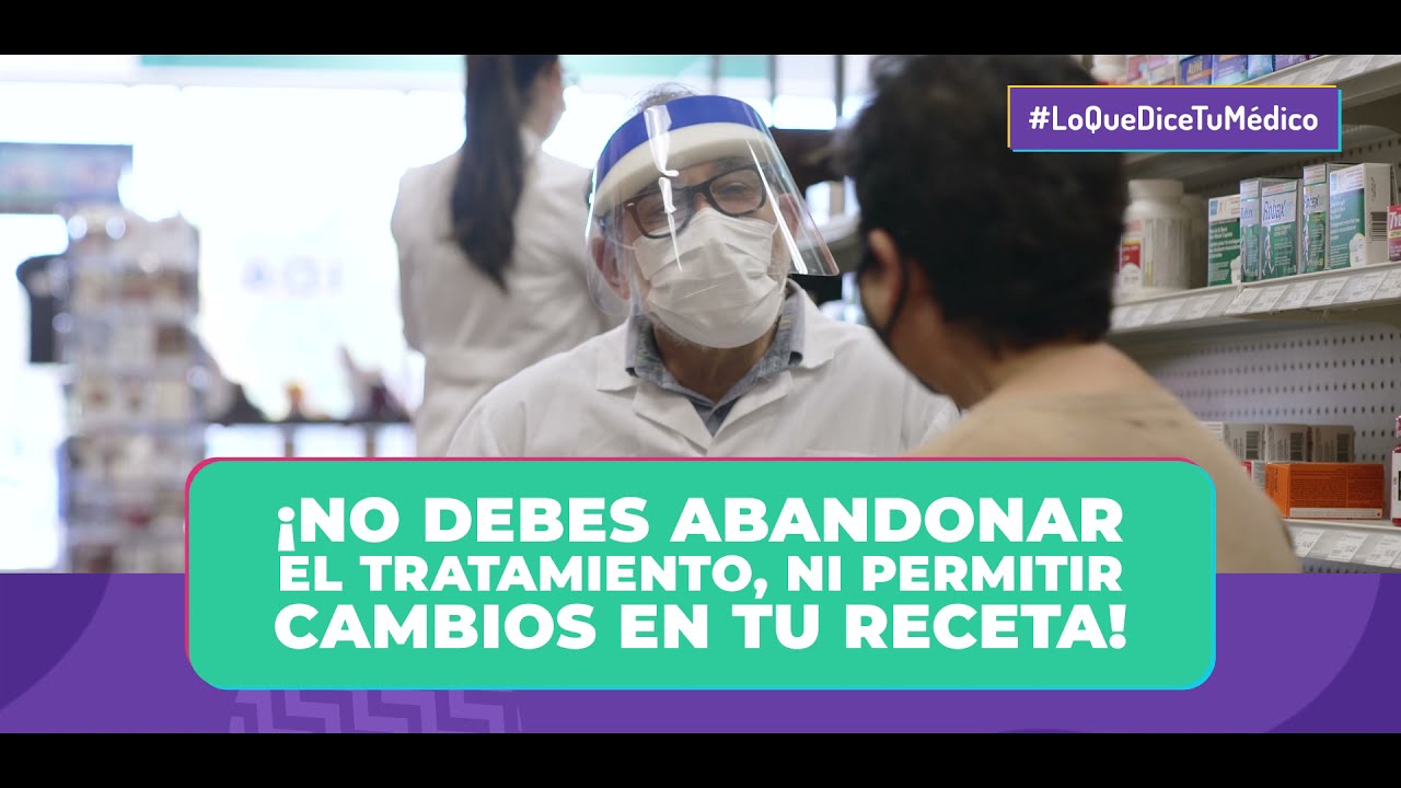Cuidado de las enfermedades cr&oacute;nico degenerativas y apego a la receta m&eacute;dica. #LoQueDiceTuM&eacute;dico